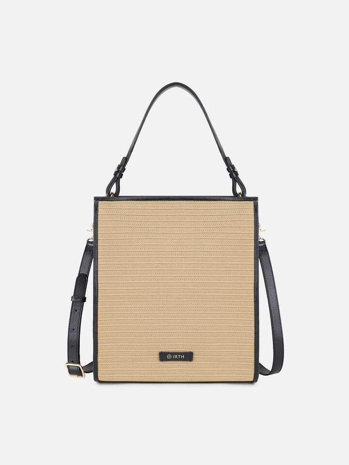 Knits Shoulder Bag - Beige