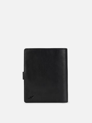 Atlas Leather Passport Holder - Black
