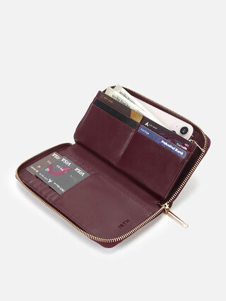Rhea Wallet - Cherry