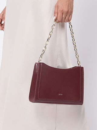 Penelope Shoulder Bag - Dark Cherry