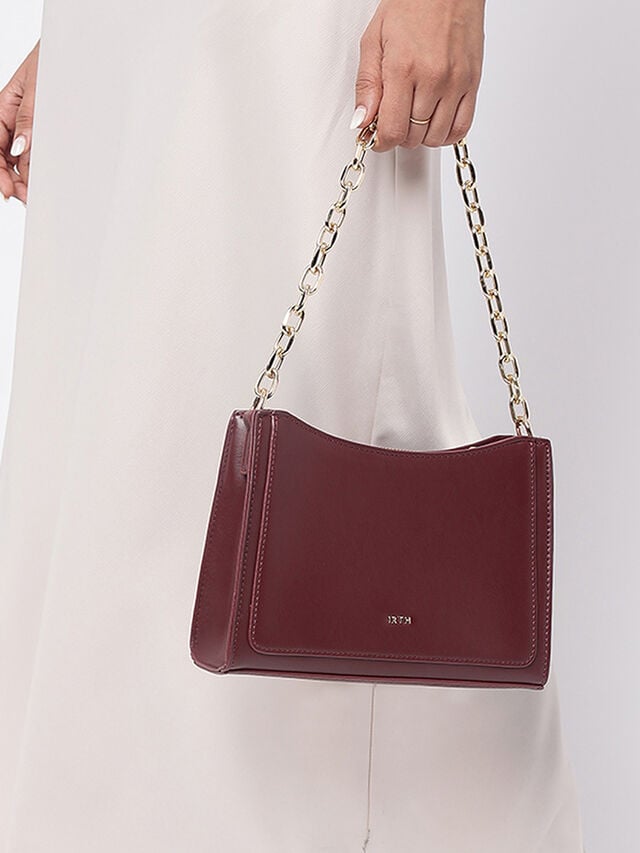 Penelope Shoulder Bag - Dark Cherry