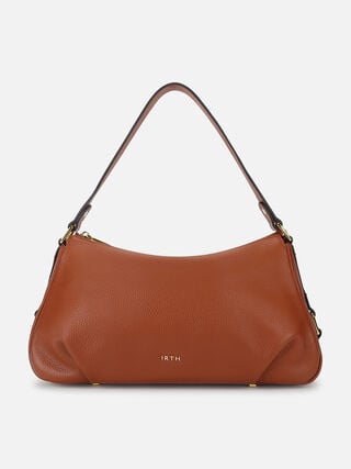 Lana Leather Shoulder Bag - Tan