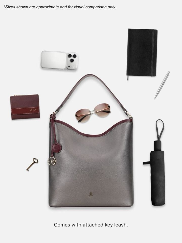 Pearl Shoulder Bag - Gunmetal