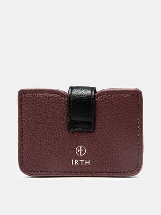 Jolie Card Holder - Dark Cherry