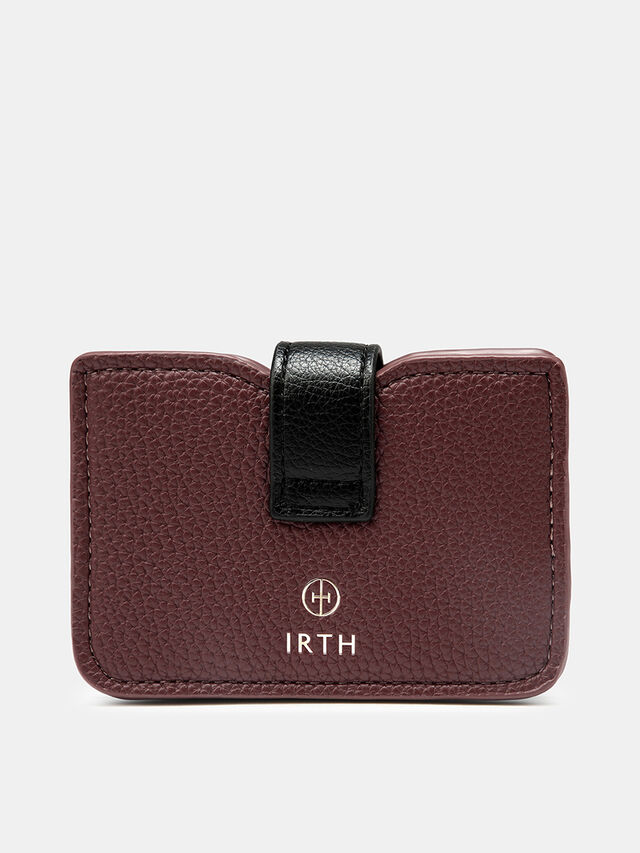Jolie Card Holder - Dark Cherry