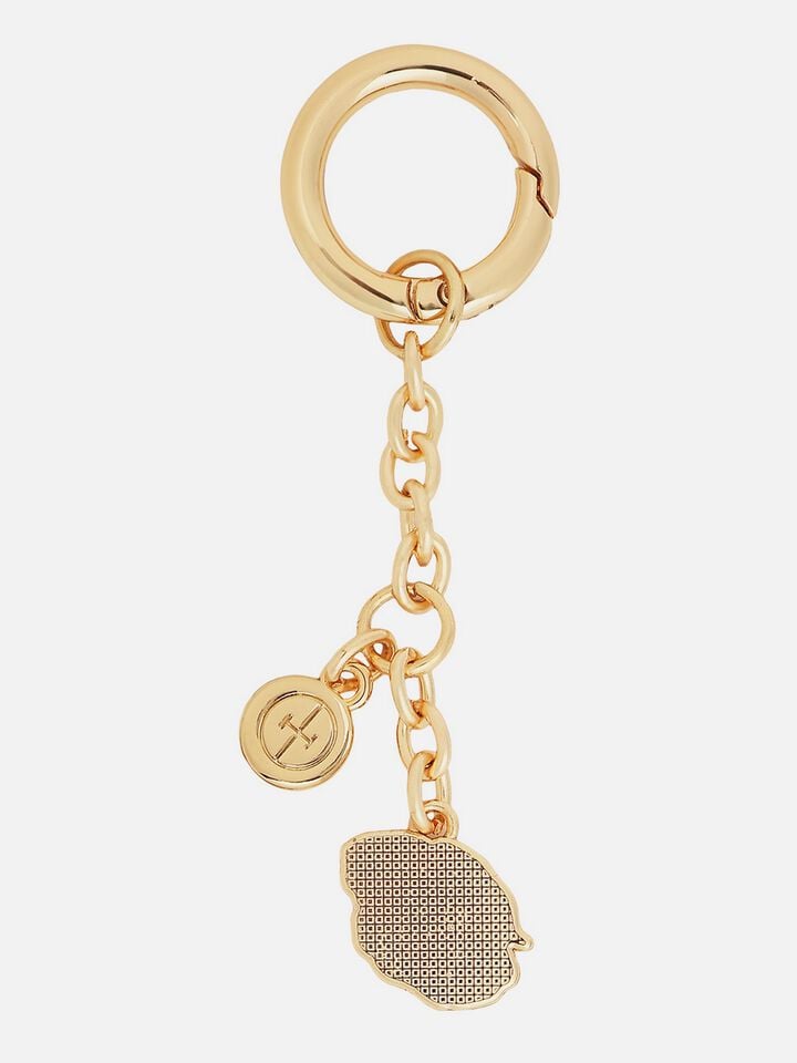 Poppy Enamel Charm - Yellow
