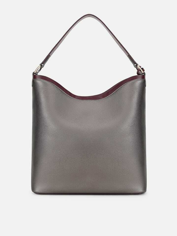 Pearl Shoulder Bag - Gunmetal