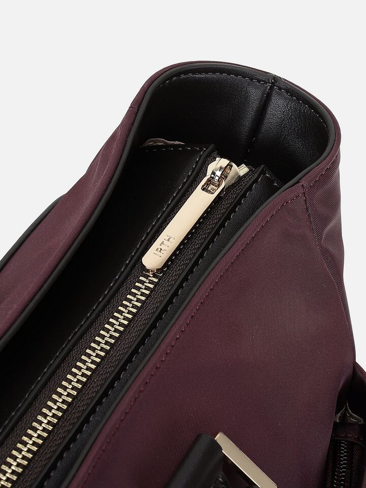 Reuben Nylon Work Bag - Plum