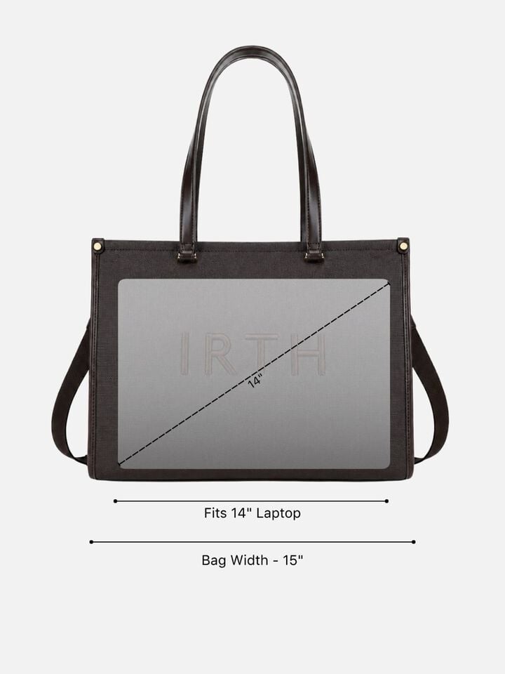 Clover Twines Work Bag - Dark Brown