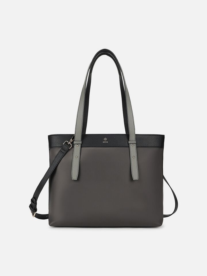 Megan Nylon Work Bag - Grey