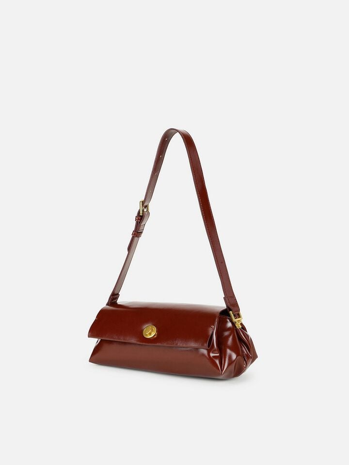 Brianna Wide Shoulder Bag - Tan
