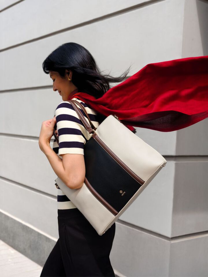 Delphine Work Bag - Off-White