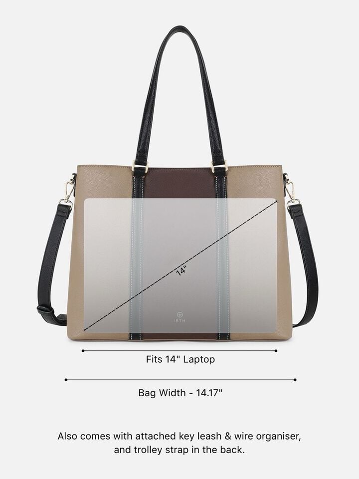 Delphine Work Bag - Beige