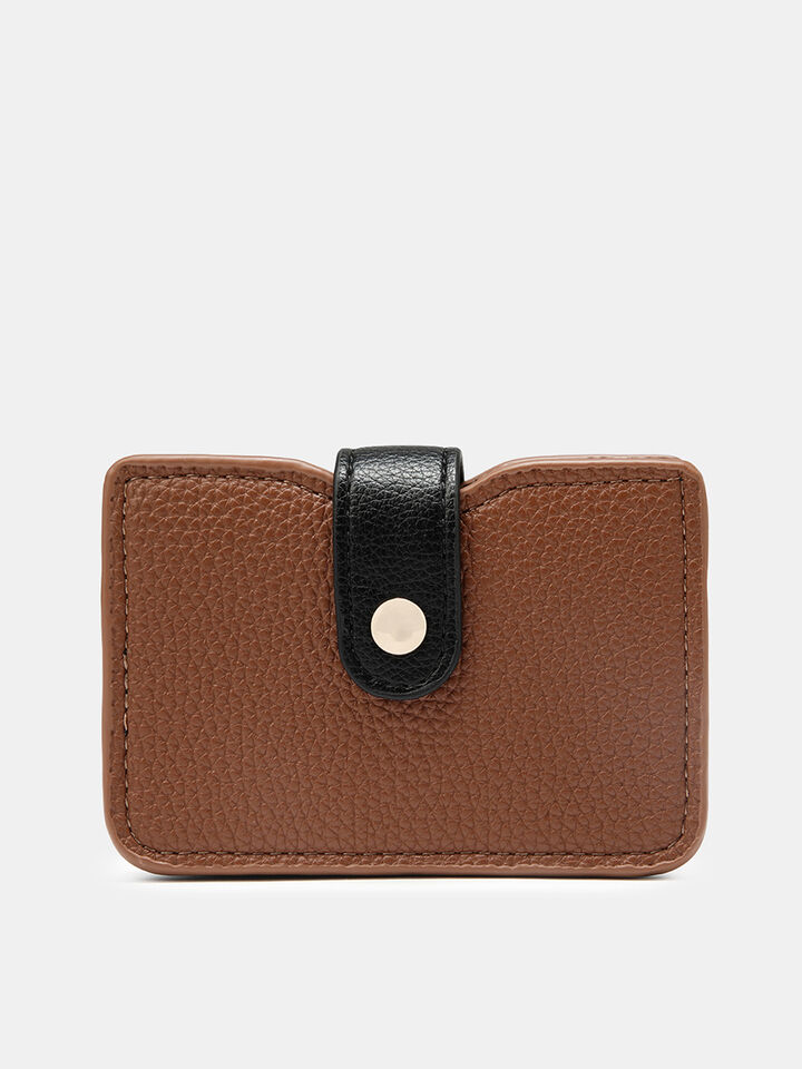 Jolie Card Holder - Tan