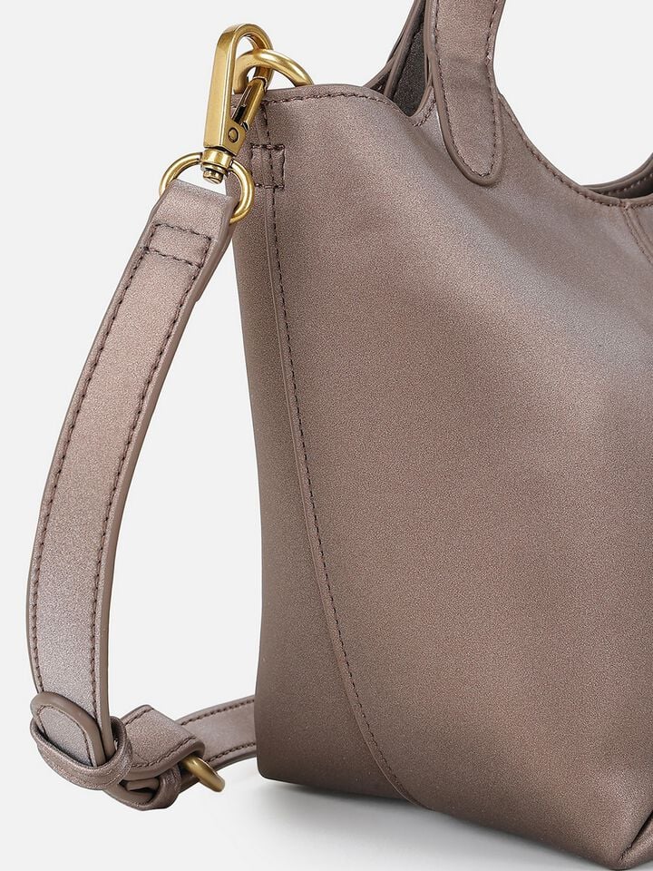 Sweeney Metallic Handheld - Dusty Pink