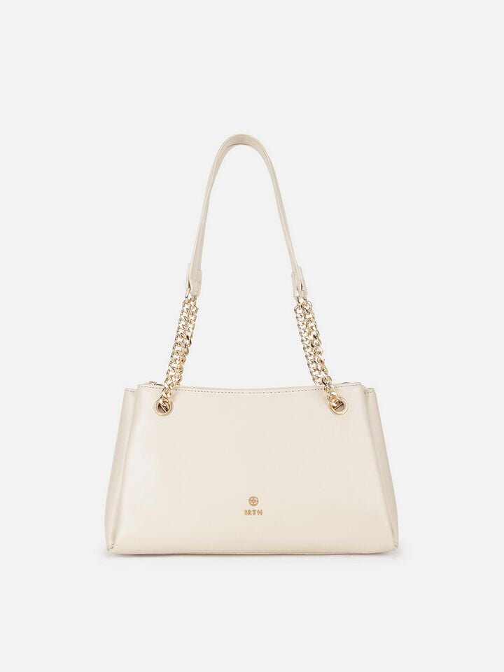 Sandra Shoulder Bag - Off-White