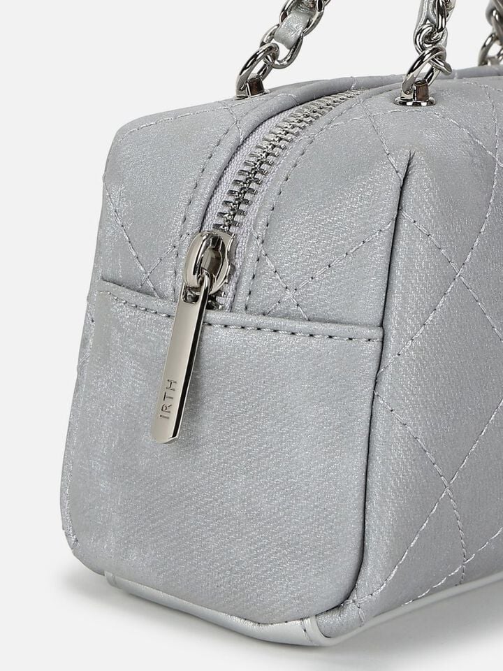 Ziya Medium Sparkles Sling - Silver