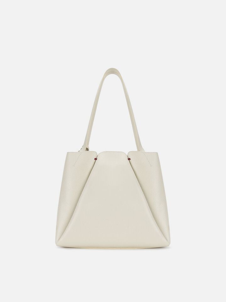 Lorelei Leather Shoulder Bag - Off-White