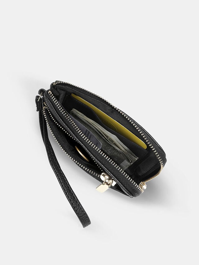 Kira Wristlet Wallet - Black