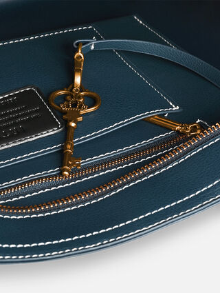 Zoe Navy Tote
