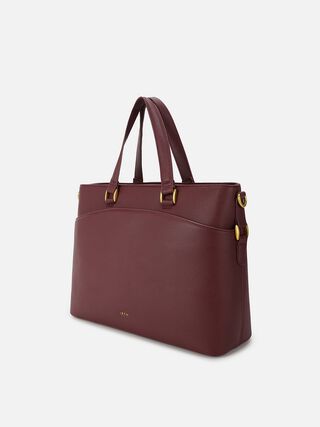 Noa Work Bag - Dark Cherry