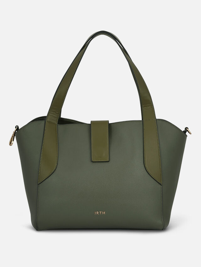 Tulip Olive Tote