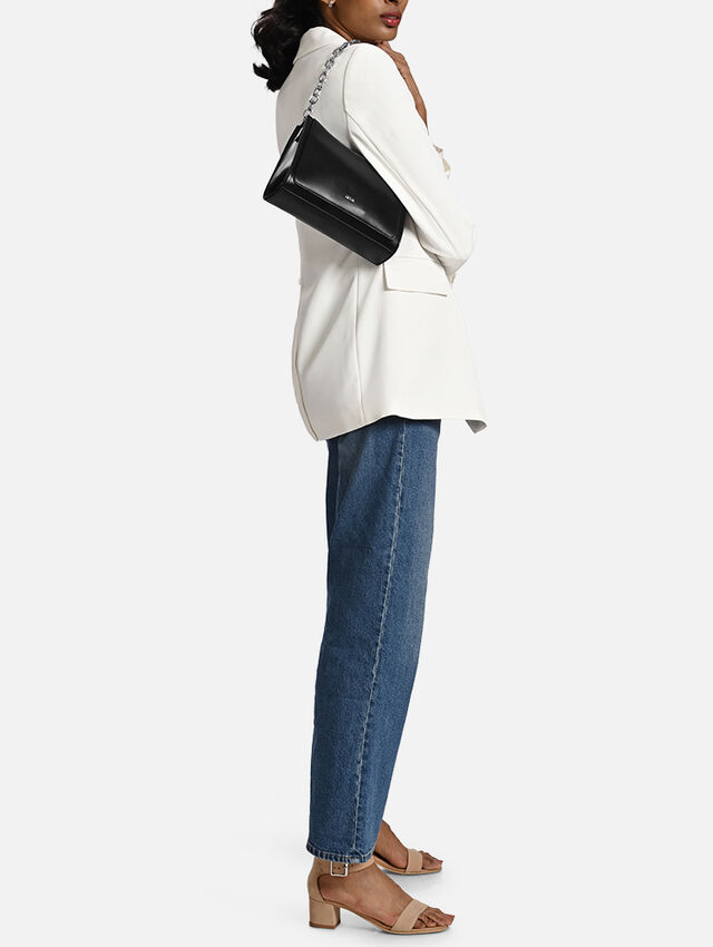 Penelope Black Shoulder Bag