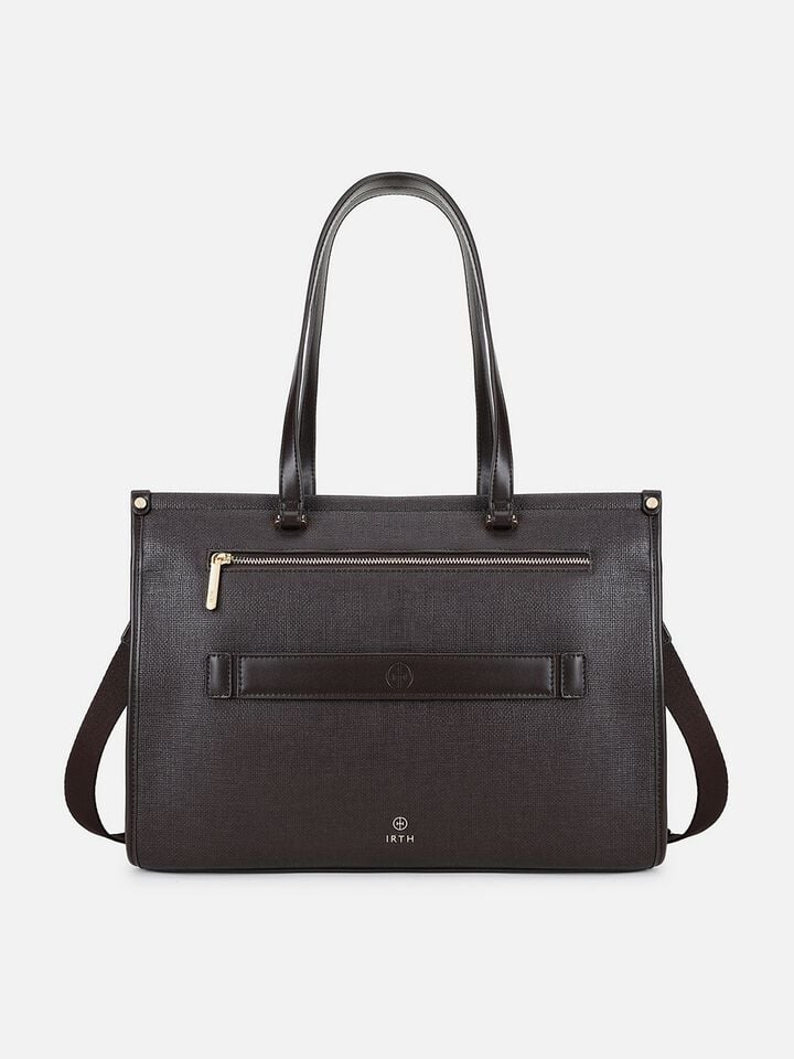 Clover Twines Work Bag - Dark Brown