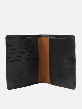 Atlas Leather Passport Holder - Black