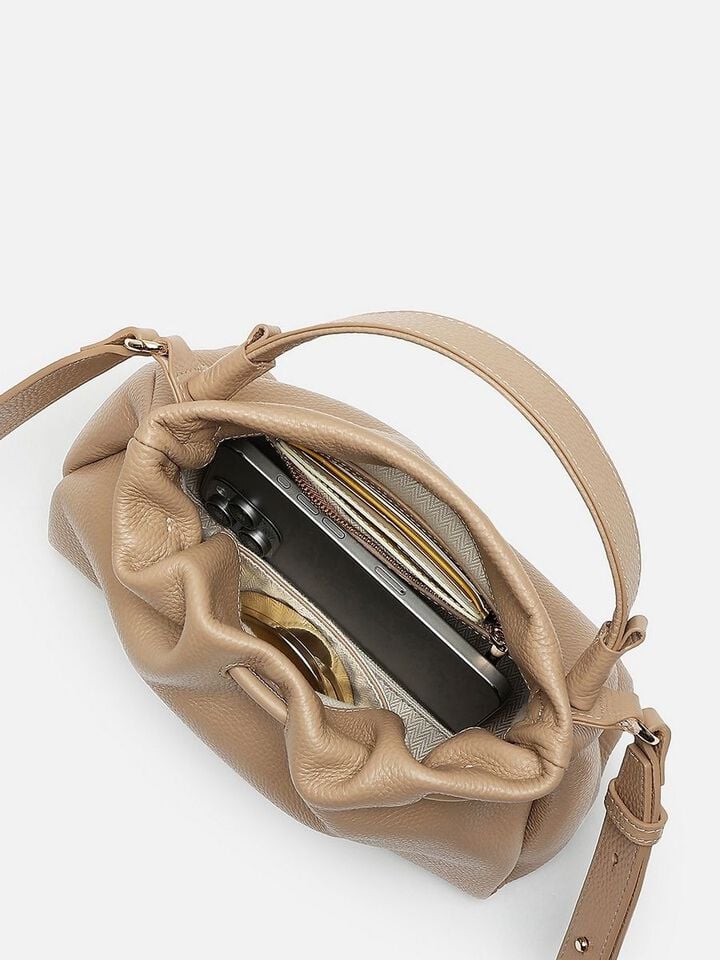 Lois Leather Sling - Latte