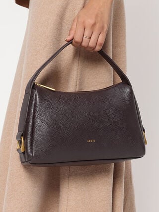 Loren Leather Handheld - Plum