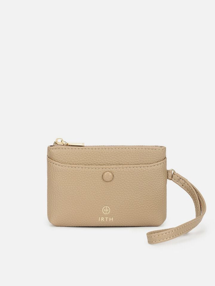 Vera Wristlet Wallet - Beige
