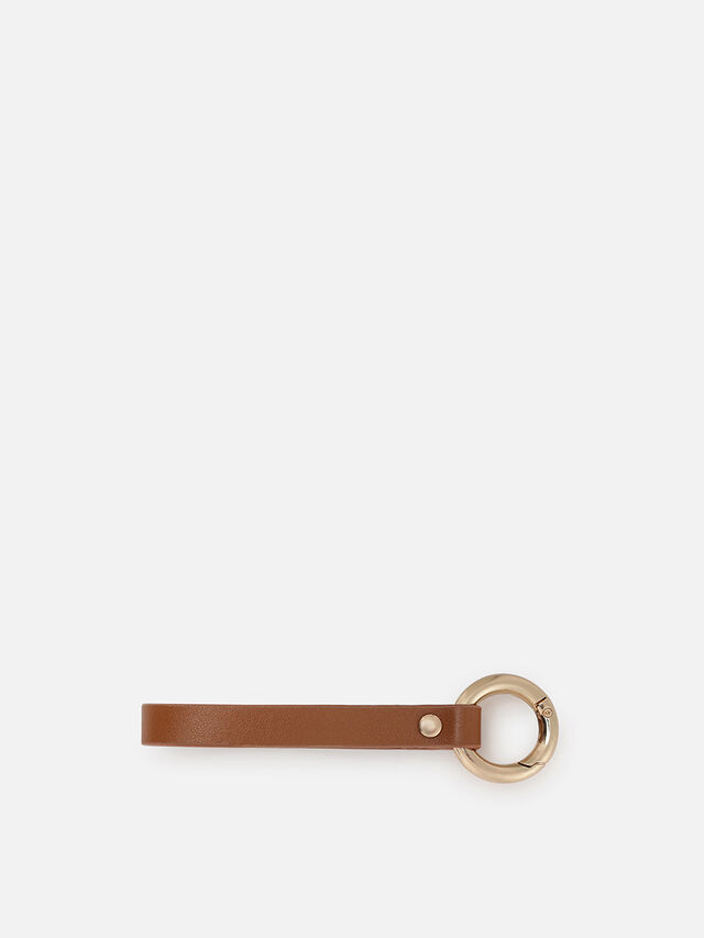 Tinker Leather Key Leash - Tan