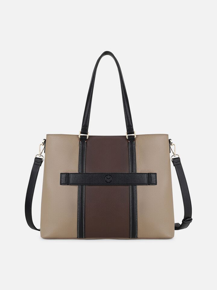 Delphine Work Bag - Beige