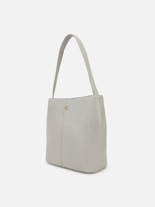 Phoebe Shoulder Bag - Circular Grey
