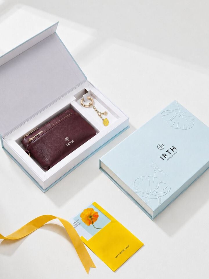 Kira Cherry Wallet & Charm Set