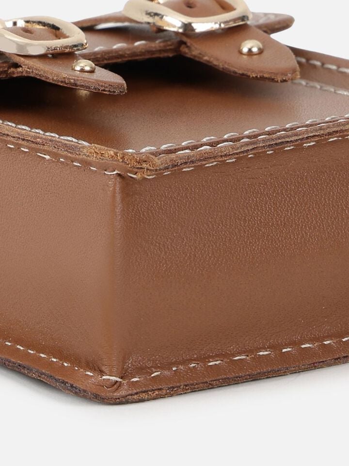 Robin Leather Miniature Bag - Tan