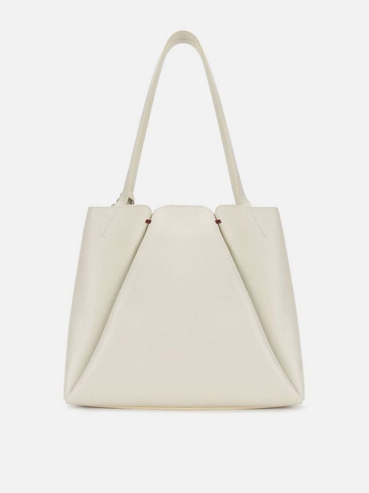Lorelei Leather Shoulder Bag - Off-White