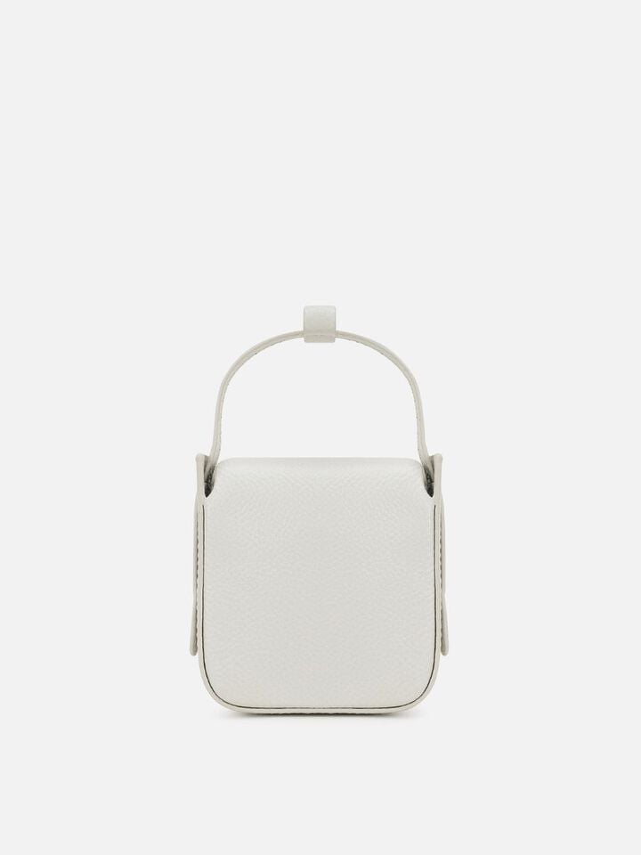 Amy Miniature Leather Shoulder Bag - Off-White