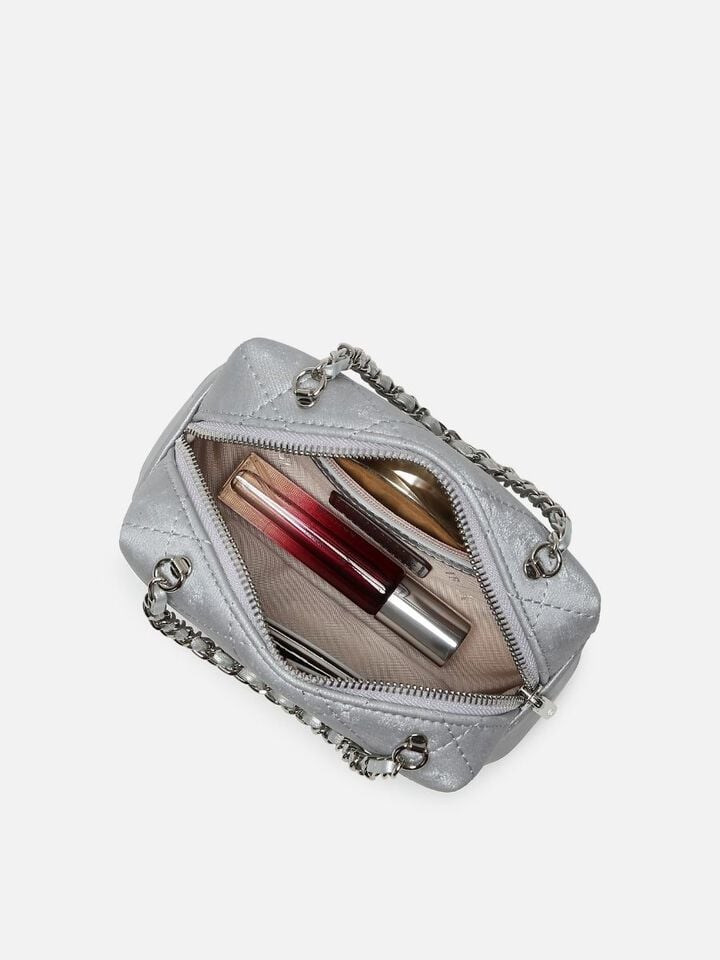 Ziya Medium Sparkles Sling - Silver