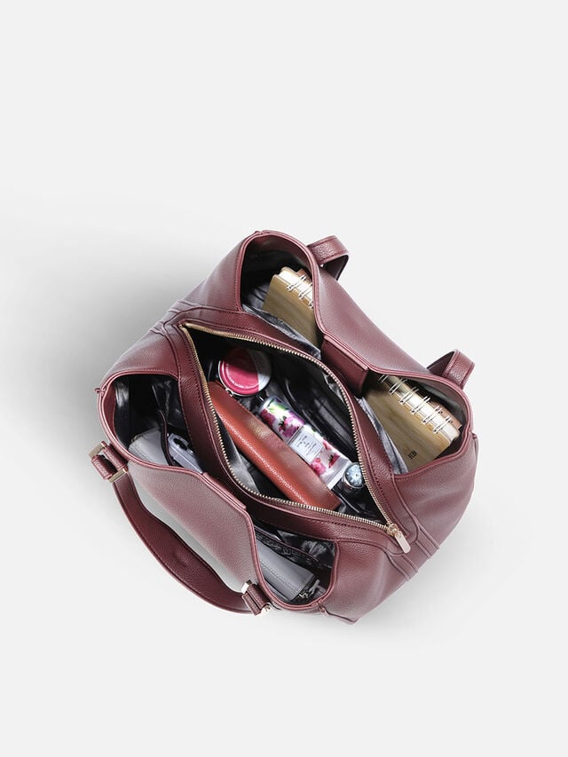 Vivienne Shoulder Bag - Dark Cherry