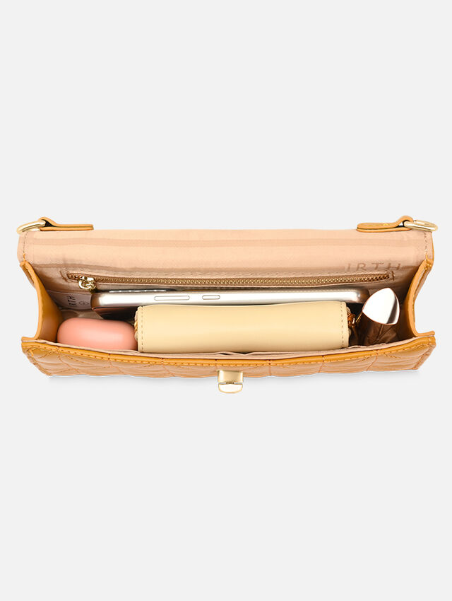 Stella Mustard Quilted Sling