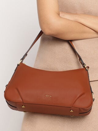 Lana Leather Shoulder Bag - Tan