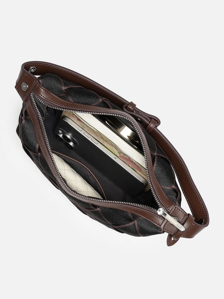Candace Webbing Handheld - Black