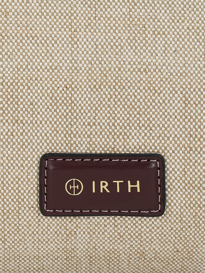 Phoebe Canvas Shoulder Bag - Brown