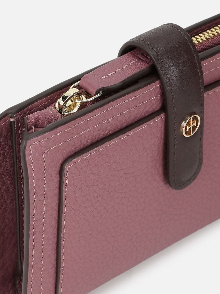 Ridley Leather Wallet - Pink