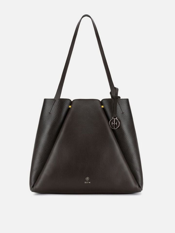 Lorelei Leather Shoulder Bag - Brown