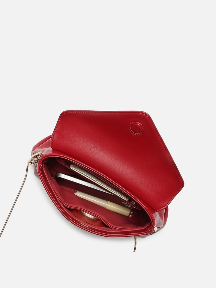 Emma Embossed Sling - Cherry
