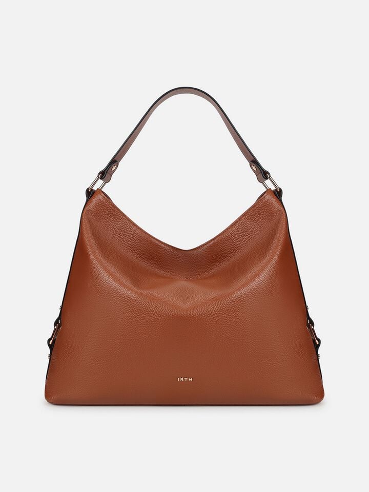 Lucille Leather Shoulder Bag - Tan