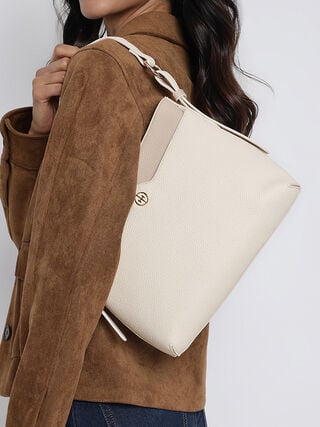 Olivia Shoulder Bag - Off-White